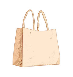 Yellow Paper Bag Carrying Groceries