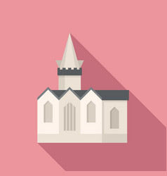 Catholic Church Icon Flat Building Wedding