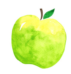 Green Apple Watercolor