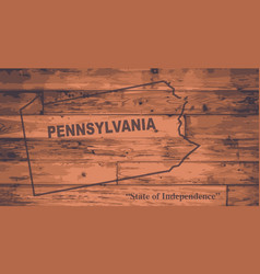 Pennsylvania Map Brand