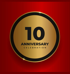 10 Years Anniversary Celebration Background