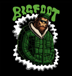 Bigfoot Gangster Character