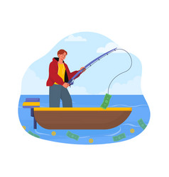 Businessman Fishing Concept