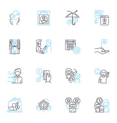 Industry Expertise Linear Icons Set