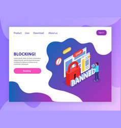 Internet Blocking Landing Page