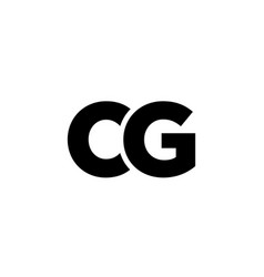 Letter C And G Cg Logo Design Template Minimal