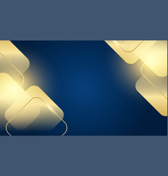 Abstract Blue And Gold Background