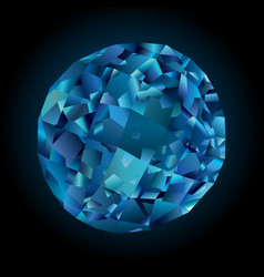 Shiny Faceted Topaz