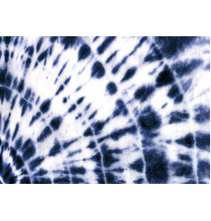 Tie Dye Circle Shibori Indigo Blue Navy White