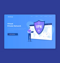 Virtual Private Network Landing Page