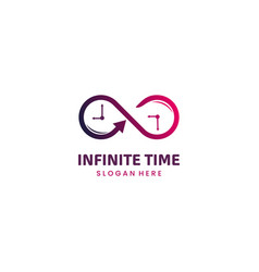 Infinite Time Logo On Isolated Background