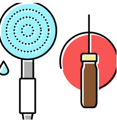 Shower Head Repair Color Icon