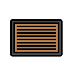 Door Mat Home Interior Color Icon