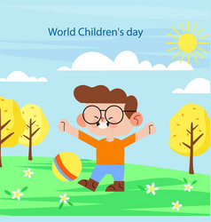 Flat World Children S Day