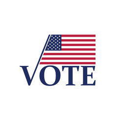 Text Design Concept Vote Voting In America