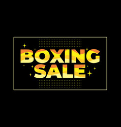 Text Effect Design Boxing Sale