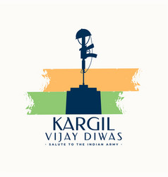 Kargil Vijay Diwas Success Background With A War