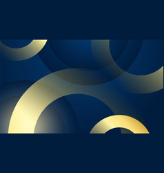 Abstract Blue And Gold Background