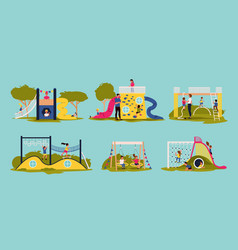 Kids Playground Flat Set