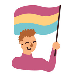 Pansexual Flag Flat High Quality