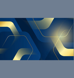 Abstract Blue And Gold Background