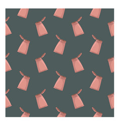 Coffee Creamer Seamless Pattern On A Dark Grey