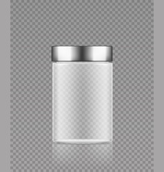 Empty Transparent Plastic Bottle Mockup