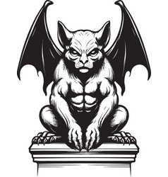 Gothic Guardian Icon Of Gargoyle Full Body Statue