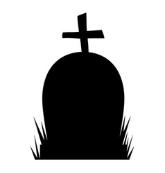 Halloween Cemetery Grave With Grass