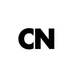 Letter C And N Cn Logo Design Template Minimal