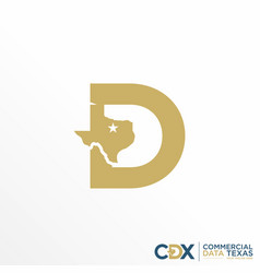 Letter D Logo Free Stock Texas Abstract