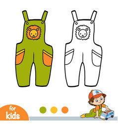 Coloring Book Kids Dungarees