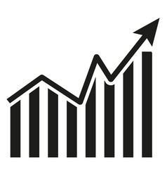 Inflation Graph Sign Chart Icon Growing Graph