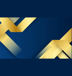 Abstract Blue And Gold Background