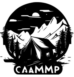 Camp - Minimalist And Flat Logo