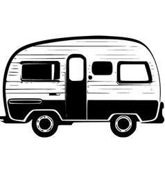 Camper - Black And White