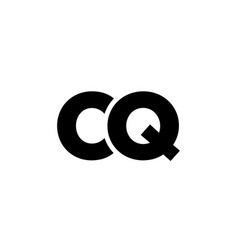 Letter C And Q Cq Logo Design Template Minimal