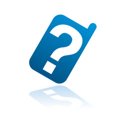 Mobile Phone With Question Mark Icon