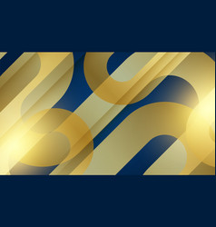 Abstract Blue And Gold Background