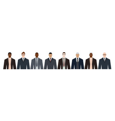 Group Of Diverse Businessmen Adult And Senior