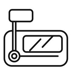 Taximeter Cab Control Icon Outline Vehicle