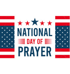 National Day Of Prayer Banner Background Badge