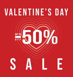 Valentines Day Sale Poster Flyer Design