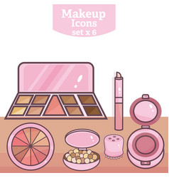 Set Of Makeup Icons Fashio Icons