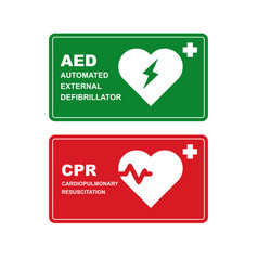 Aed Emergency Defibrillator Aid Cpr Icon