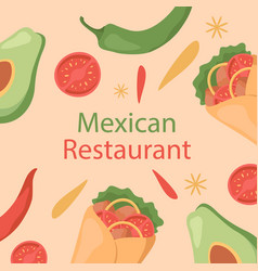 Hand Drawn Mexican Restaurant Posts