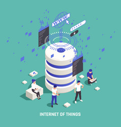 Iot Isometric Composition