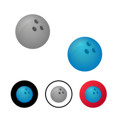 Abstract Bowling Icon