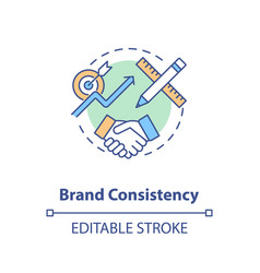 Brand Consistency Concept Icon