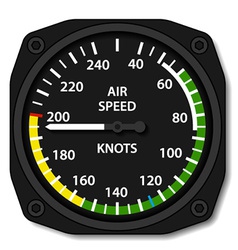 Aviation Aircraft Airspeed Indicator